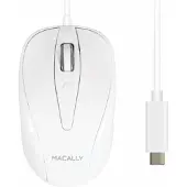 Macally Turbo Optische USB-C muis Wit