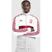 Adidas Trainingsjack 'LFC OG' lichtgrijs / purper / wit