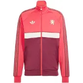 Adidas Sportsweatvest 'Olympique Lyon' bessen / framboos / bordeaux / wit