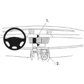 Brodit ProClip houder geschikt voor Peugeot - Fiat - Lancia - Citroen Center mount