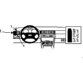 Brodit ProClip houder geschikt voor Audi A6 / S6 1998-2003 Left mount