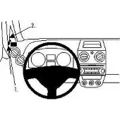 Brodit ProClip houder geschikt voor Mitsubishi Colt 2009-2014 Left mount