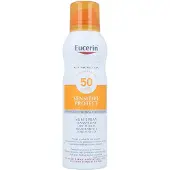 Eucerin Zonnegevoelige Beschermspray Transparante Droge Aanraking Spf50 200 ml