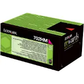 Lexmark 70C2HM0 (702HM) Toner Magenta Hoge capaciteit