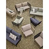 Bloomingville Pavone Salontafel, Zwart, Vezelcement