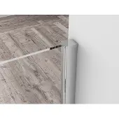 Wiesbaden Inloopdouche Eco 90x220 Cm 8 Mm Nano Coating Helder Glas Chroom