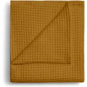 Kayori Goya Plaid Katoen - Deken - 150x220cm - Voor Buiten & Binnen - Goud
