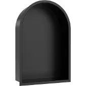 Wiesbaden Demis Inbouwnis Ovaal 30 x 45 x 10 cm - Mat Zwart