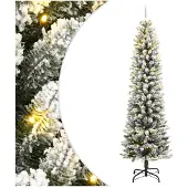 vidaXL Kunstkerstboom met 150 LED's en sneeuw 120 cm