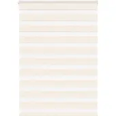 vidaXL Dubbele rolgordijn, marmerbeige, 105x200 cm, stofbreedte 100,9 cm, polyester