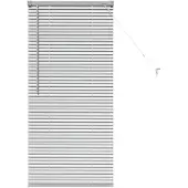 vidaXL Venetiaanse jaloezie zilver 175 x 55 cm 25 mm Aluminium
