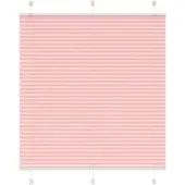 vidaXL Plissé rolgordijn 115x200cm stofbreedte 114,4cm polyester roze