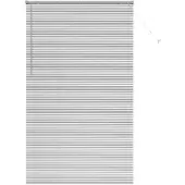vidaXL Venetiaanse jaloezie zilver 130 x 140 cm 25 mm Aluminium