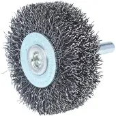 Ks Tools borstelschijf voor boormachine, model 340.0029, staaldraad, 40 gram