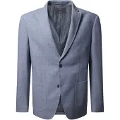 Pierre Cardin Business-colbert 'Mael' lichtblauw