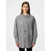 Pieces Blouse 'MAISIE' grey denim