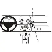 Brodit ProClip houder geschikt voor Volkswagen Beetle 1998-2011 Angled mount