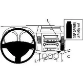 Brodit ProClip houder geschikt voor Citroën C-Crosser- Mitsubishi Outlander -Peugeot 4007 Angled mount