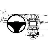 Brodit ProClip houder geschikt voor Toyota Verso 2009-2019 Console mount