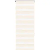 vidaXL Dubbele rolgordijn, marmerbeige, 65x200 cm, stofbreedte 60,9 cm, polyester