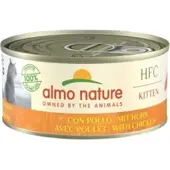 Almo Nature 24x HFC Kattenvoer Nat Kitten Kip 70 gr