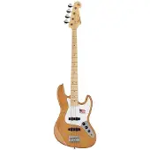 SX Elektrische basgitaar - SJB/ALD/NA - ALD Series - J-Style - Essenhout body - Naturel - Inclusief tas