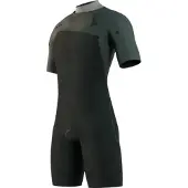 Mystic Motion 3/2 Mm Short Sleeve Shorty Met Rits Aan De Voorkant