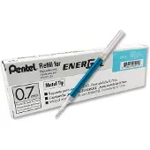 Pentel LR7-S Energel Refill 0.7mm Lysblå - 12 pcs