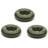 Sport Fucker - Chubby Rubber - Cockringen - 3 stuks - Legergroen