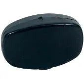 Boston BUT-08 Mechaniekknoppen Zwart 21 x 13 mm Push-On, 12 Stuks