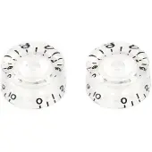 AllParts PK0130031 Clear Vintage Snelheidknoppen - 2 Stuks