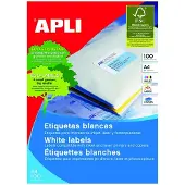 APLI 1263 Stickers 64.6x33.8 Mm Transparant Kinderen