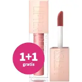 Maybelline 1+1 Gratis: 3x Lifter Gloss Lipgloss 3 Moon Roze 1 Stuk