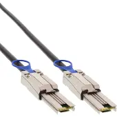 Intos SAS verbindingskabel, Mini-SAS SFF-8088 naar Mini-SAS SFF-8088, 0,5m