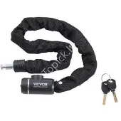 Vevor 88 cm lange combinatie fietskettingslot met 2 sleutels