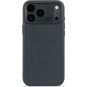 Decoded Leather Backcover MagSafe voor de Apple iPhone 17 Pro Max - Navy Shadow