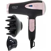 Adler ION Haardroger Föhn Zwart AD 2248b - 2200W