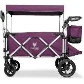 FUXTEC FUXLIFE bollewagen FX-CTL950 in paars - Premium, inklapbaar kindertransportwagentje met zonnedak, 5-punts veiligheidsgordels en geïntegreerde koeltas. Kleur: paars