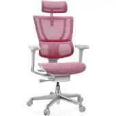 Hjh OFFICE Bureaustoel / Directiestoel ERGOHUMAN SLIM G GEN2 Netstof roze