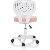 Hjh OFFICE Kinder bureaustoel KIDDY TOP W Roze