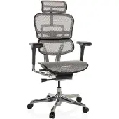 Hjh OFFICE Bureaustoel / Directiestoel ERGOHUMAN GEN2 Netstof lichtgrijs