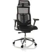 Hjh OFFICE Bureaustoel / Directiestoel POFIT GEN2 Netstof zwart