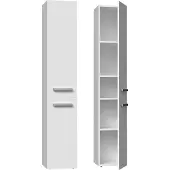 Top E Shop Badkamerkast NEL II, 31x30x174 cm, mat wit