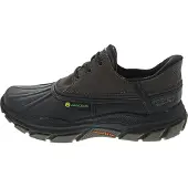SKECHERS Slip-ons John Deere, waterdicht: Gerespecteerd - Tanzier herenmodel (bruin/zwart), maat 45