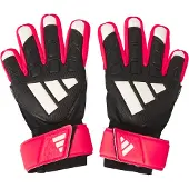 Adidas Predator Match Fingersave Keepershandschoenen Kids Zwart Wit Rood