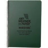 Modestone C53MIL Waterproof Side Spiral Military Notebook A5 Olive, notitieboek