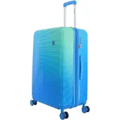 Saxoline - Twist | Harde Koffer / Trolley / Reiskoffer - L - Blauw - Blauw / Large