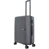 Saxoline – Fiesta | Harde Koffer / Valies / Reiskoffer – Medium (60L) – Grijs - Grijs / Medium