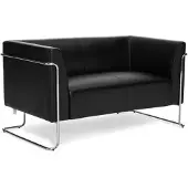Hjh OFFICE CURACAO | 2-Zits - Lounge bank / sofa Zwart