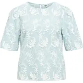 Object Blouse 'OBJMya' hemelsblauw / wit